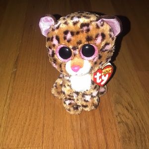 Small Leopard Plush Beanie Boo